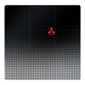 Магнитный плакат 3Х3 с принтом MITSUBISHI SPORT в Курске, Полимерный материал с магнитным слоем | 9 деталей размером 9*9 см | Тематика изображения на принте:  машина | марка | митсубиси