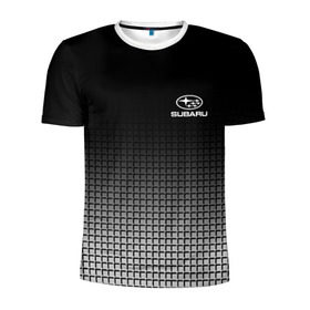 Мужская футболка 3D спортивная с принтом SUBARU SPORT в Курске, 100% полиэстер с улучшенными характеристиками | приталенный силуэт, круглая горловина, широкие плечи, сужается к линии бедра | subaru | марка | машины | субару