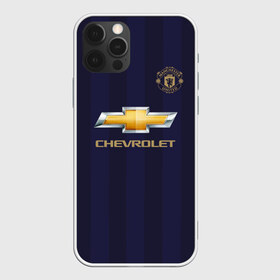 Чехол для iPhone 12 Pro Max с принтом Man United Форма Away 18 19 в Курске, Силикон |  | mu | манчестер юнайтед | мю | форма