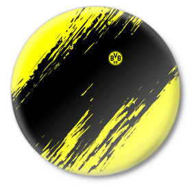 Значок с принтом FC Borussia 2018 Original в Курске,  металл | круглая форма, металлическая застежка в виде булавки | боруссия | дортмунд