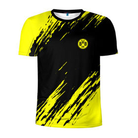 Мужская футболка 3D спортивная с принтом FC Borussia 2018 Original в Курске, 100% полиэстер с улучшенными характеристиками | приталенный силуэт, круглая горловина, широкие плечи, сужается к линии бедра | Тематика изображения на принте: боруссия | дортмунд