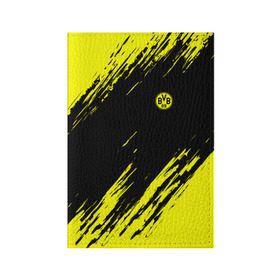Обложка для паспорта матовая кожа с принтом FC Borussia 2018 Original в Курске, натуральная матовая кожа | размер 19,3 х 13,7 см; прозрачные пластиковые крепления | Тематика изображения на принте: боруссия | дортмунд