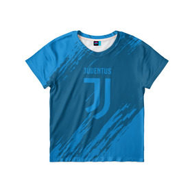 Детская футболка 3D с принтом Juventus 2018 Original в Курске, 100% гипоаллергенный полиэфир | прямой крой, круглый вырез горловины, длина до линии бедер, чуть спущенное плечо, ткань немного тянется | Тематика изображения на принте: 
