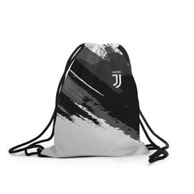 Рюкзак-мешок 3D с принтом FC Juventus Original 2018 в Курске, 100% полиэстер | плотность ткани — 200 г/м2, размер — 35 х 45 см; лямки — толстые шнурки, застежка на шнуровке, без карманов и подкладки | football | soccer | ювентус