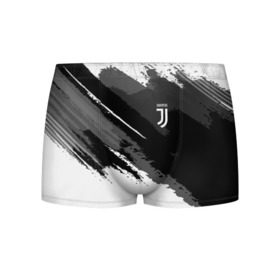 Мужские трусы 3D с принтом FC Juventus Original 2018 в Курске, 50% хлопок, 50% полиэстер | классическая посадка, на поясе мягкая тканевая резинка | Тематика изображения на принте: football | soccer | ювентус