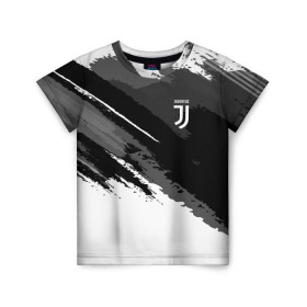 Детская футболка 3D с принтом FC Juventus Original 2018 в Курске, 100% гипоаллергенный полиэфир | прямой крой, круглый вырез горловины, длина до линии бедер, чуть спущенное плечо, ткань немного тянется | football | soccer | ювентус