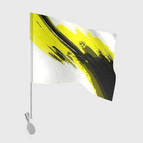 Флаг для автомобиля с принтом FC Borussia Original 2018 в Курске, 100% полиэстер | Размер: 30*21 см | football | soccer | боруссия