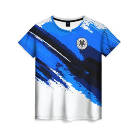 Женская футболка 3D с принтом FC Leicester Original 2018 в Курске, 100% полиэфир ( синтетическое хлопкоподобное полотно) | прямой крой, круглый вырез горловины, длина до линии бедер | football | soccer