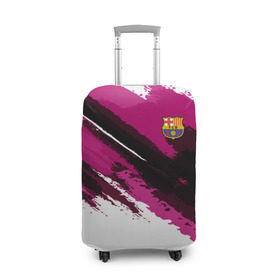 Чехол для чемодана 3D с принтом FC Barcelona Original 2018 в Курске, 86% полиэфир, 14% спандекс | двустороннее нанесение принта, прорези для ручек и колес | football | soccer | барселона