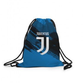 Рюкзак-мешок 3D с принтом JUVENTUS SPORT в Курске, 100% полиэстер | плотность ткани — 200 г/м2, размер — 35 х 45 см; лямки — толстые шнурки, застежка на шнуровке, без карманов и подкладки | football | soccer | ювентус