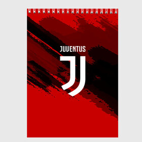 Скетчбук с принтом JUVENTUS SPORT RED в Курске, 100% бумага
 | 48 листов, плотность листов — 100 г/м2, плотность картонной обложки — 250 г/м2. Листы скреплены сверху удобной пружинной спиралью | football | soccer | ювентус