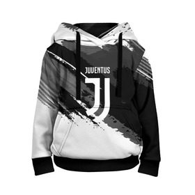 Детская толстовка 3D с принтом JUVENTUS SPORT STYLE в Курске, 100% полиэстер | двухслойный капюшон со шнурком для регулировки, мягкие манжеты на рукавах и по низу толстовки, спереди карман-кенгуру с мягким внутренним слоем | football | soccer | ювентус