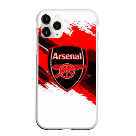 Чехол для iPhone 11 Pro Max матовый с принтом ARSENAL SPORT STYLE в Курске, Силикон |  | football | soccer | арсенал