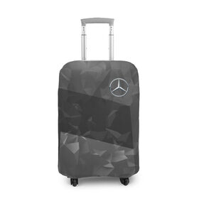 Чехол для чемодана 3D с принтом MERCEDES BENZ SPORT в Курске, 86% полиэфир, 14% спандекс | двустороннее нанесение принта, прорези для ручек и колес | mercedes | марка | машины | мерседес