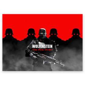 Поздравительная открытка с принтом Wolfenstein: The New Order в Курске, 100% бумага | плотность бумаги 280 г/м2, матовая, на обратной стороне линовка и место для марки
 | game | вильгельм череп штрассе | вольфенштайн: новый порядок | игра | игрок | молот евы | оружие | уильям бласковиц | шутер