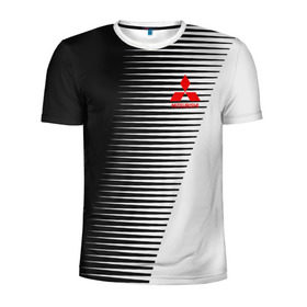 Мужская футболка 3D спортивная с принтом MITSUBISHI SPORT в Курске, 100% полиэстер с улучшенными характеристиками | приталенный силуэт, круглая горловина, широкие плечи, сужается к линии бедра |  машина | марка | митсубиси