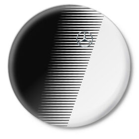Значок с принтом MERCEDES BENZ SPORT в Курске,  металл | круглая форма, металлическая застежка в виде булавки | 