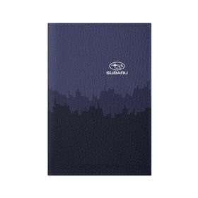Обложка для паспорта матовая кожа с принтом SUBARU SPORT в Курске, натуральная матовая кожа | размер 19,3 х 13,7 см; прозрачные пластиковые крепления | subaru | автомобиль | автомобильные | машины | субару