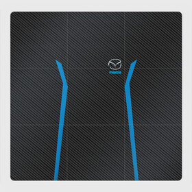 Магнитный плакат 3Х3 с принтом MAZDA SPORT в Курске, Полимерный материал с магнитным слоем | 9 деталей размером 9*9 см | mazda | мазда | марка | машины