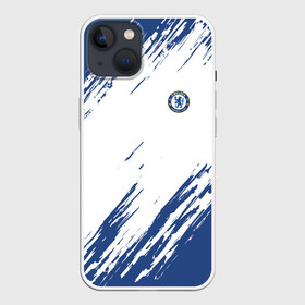 Чехол для iPhone 13 с принтом CHELSEA UNIFORM | ФОРМА ЧЕЛСИ в Курске,  |  | chelsea | fc | football | football club | sport | спорт | спортивные | униформа | фирменные цвета | фк | футбол | футбольный клуб | челси