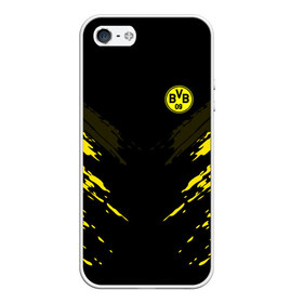 Чехол для iPhone 5/5S матовый с принтом BORUSSIA 2018 SPORT в Курске, Силикон | Область печати: задняя сторона чехла, без боковых панелей | football | soccer | боруссия