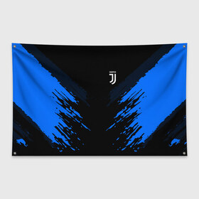 Флаг-баннер с принтом JUVENTUS 2018 SPORT в Курске, 100% полиэстер | размер 67 х 109 см, плотность ткани — 95 г/м2; по краям флага есть четыре люверса для крепления | football | soccer | ювентус