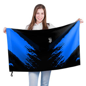 Флаг 3D с принтом JUVENTUS 2018 SPORT в Курске, 100% полиэстер | плотность ткани — 95 г/м2, размер — 67 х 109 см. Принт наносится с одной стороны | football | soccer | ювентус