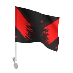Флаг для автомобиля с принтом ARSENAL 2018 SPORT в Курске, 100% полиэстер | Размер: 30*21 см | football | soccer | арсенал