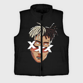 Мужской жилет утепленный 3D с принтом XXXtentacion в Курске,  |  | anime | at  me | freex | look | revenge | tentacion | xxx | xxxtentacion | аниме | джасей | дуэйн | икс | нарисованный | онфрой | рисунок | тейте | тент | тентаньсьен | тентасьён | тентасьон | тентейшен | тентейшн | триисковый