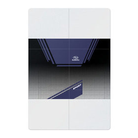 Магнитный плакат 2Х3 с принтом SUBARU SPORT в Курске, Полимерный материал с магнитным слоем | 6 деталей размером 9*9 см | Тематика изображения на принте: subaru | марка | машины | субару