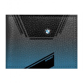 Обложка для студенческого билета с принтом BMW SPORT в Курске, натуральная кожа | Размер: 11*8 см; Печать на всей внешней стороне | Тематика изображения на принте: bmw | бмв | марка | машины