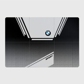 Магнитный плакат 3Х2 с принтом BMW SPORT в Курске, Полимерный материал с магнитным слоем | 6 деталей размером 9*9 см | 