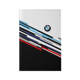 Обложка для паспорта матовая кожа с принтом BMW BRAND COLOR в Курске, натуральная матовая кожа | размер 19,3 х 13,7 см; прозрачные пластиковые крепления | bmw | bmw motorsport | bmw performance | carbon | m | motorsport | performance | sport | бмв | карбон | моторспорт | спорт