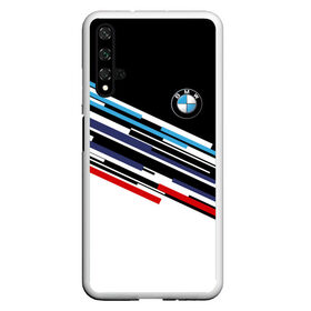 Чехол для Honor 20 с принтом BMW BRAND COLOR в Курске, Силикон | Область печати: задняя сторона чехла, без боковых панелей | bmw | бмв | марка | машины