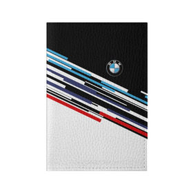 Обложка для паспорта матовая кожа с принтом BMW BRAND COLOR в Курске, натуральная матовая кожа | размер 19,3 х 13,7 см; прозрачные пластиковые крепления | bmw | бмв | марка | машины