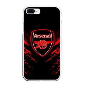 Чехол для iPhone 7Plus/8 Plus матовый с принтом ARSENAL SPORT в Курске, Силикон | Область печати: задняя сторона чехла, без боковых панелей | football | soccer | арсенал