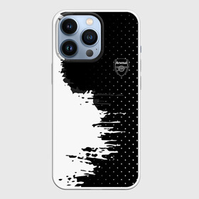 Чехол для iPhone 13 Pro с принтом Arsenal uniform black 2018 в Курске,  |  | football | soccer | арсенал