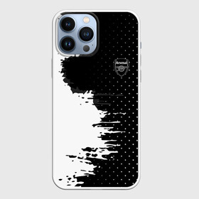 Чехол для iPhone 13 Pro Max с принтом Arsenal uniform black 2018 в Курске,  |  | football | soccer | арсенал