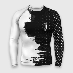 Мужской рашгард 3D с принтом Juventus uniform black 2018 в Курске,  |  | football | soccer | ювентус