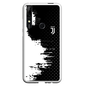 Чехол для Honor P Smart Z с принтом Juventus uniform black 2018 в Курске, Силикон | Область печати: задняя сторона чехла, без боковых панелей | Тематика изображения на принте: football | soccer | ювентус