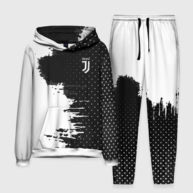 Мужской костюм 3D (с толстовкой) с принтом Juventus uniform black 2018 в Курске,  |  | football | soccer | ювентус