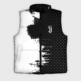 Мужской жилет утепленный 3D с принтом Juventus uniform black 2018 в Курске,  |  | football | soccer | ювентус