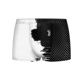 Мужские трусы 3D с принтом Juventus uniform black 2018 в Курске, 50% хлопок, 50% полиэстер | классическая посадка, на поясе мягкая тканевая резинка | Тематика изображения на принте: football | soccer | ювентус