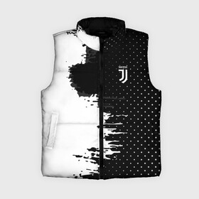 Женский жилет утепленный 3D с принтом Juventus uniform black 2018 в Курске,  |  | football | soccer | ювентус