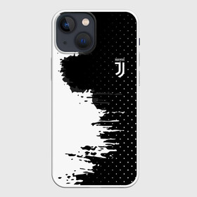 Чехол для iPhone 13 mini с принтом Juventus uniform black 2018 в Курске,  |  | Тематика изображения на принте: football | soccer | ювентус