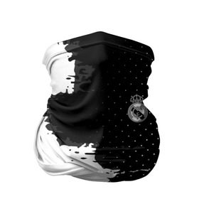 Бандана-труба 3D с принтом Real Madrid uniform black 2018 в Курске, 100% полиэстер, ткань с особыми свойствами — Activecool | плотность 150‒180 г/м2; хорошо тянется, но сохраняет форму | Тематика изображения на принте: football | soccer | реал мадрид