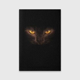 Обложка для паспорта матовая кожа с принтом Кошачий Взгляд в Курске, натуральная матовая кожа | размер 19,3 х 13,7 см; прозрачные пластиковые крепления | глаза | желтый | кот | котейка | котенок | котик | котя | кошка | усатый