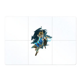 Магнитный плакат 3Х2 с принтом The Legend of Zelda в Курске, Полимерный материал с магнитным слоем | 6 деталей размером 9*9 см | воин | ганон | зельда | игра | легенда | линк | лук | оружие | приключения | рыцарь | стрела