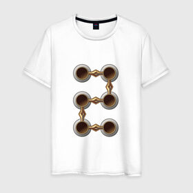 Мужская футболка хлопок с принтом Табула раса в Курске, 100% хлопок | прямой крой, круглый вырез горловины, длина до линии бедер, слегка спущенное плечо. | 