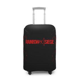 Чехол для чемодана 3D с принтом RAINBOW SIX SIEGE OUTBREAK в Курске, 86% полиэфир, 14% спандекс | двустороннее нанесение принта, прорези для ручек и колес | q7b4v@i8z7c4w4